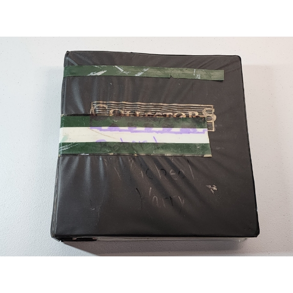 Large Binder of Assorted Trading Cards Football and Baseball