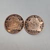 Image 2 : Two Mercury Head Design 1 AVDP Ounce .999 Fine Copper Rounds - 2 oz Copper Total! 