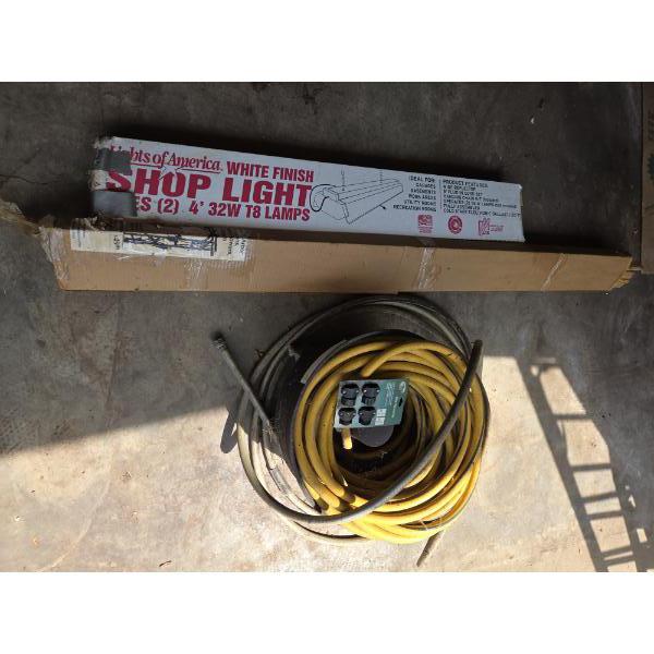 *Pick Up At Louisville Home - No Shipping Available* 4' Shop Light, Hose & Wood 72''x48''x18'' Plant