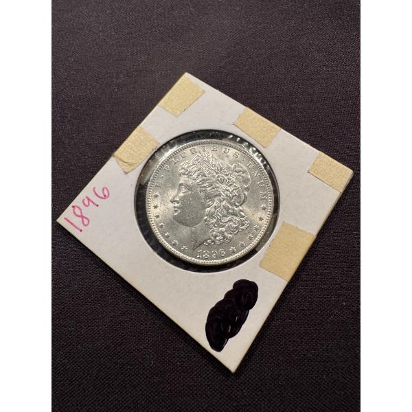 Incredible 1896 United States Morgan Silver Dollar - High Grade Coin