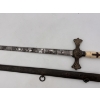 Image 10 : Antique Knights Templar Masonic Sword with Scabbard + Original Ohio Paperwork & Photo