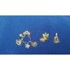 Image 1 : 14K Gold Bracelet Charms & Pendant - Total Weight: 7.1g