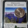 Image 2 : Assorted U.S. Coins/Tokens: 1920 Wheat Penny, 2026 Quarter, Oregon Quarter, Cleveland OH Token 