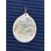 Image 3 : Sterling Silver Christmas Pendant - "Let Heaven & Nature Sing" with Deer & Trees - 17.1 Grams