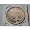 Image 4 : **LOW MINTAGE KEY DATE** 1928 Peace Dollar - 90% Silver U.S. Coin - AU DETAILS