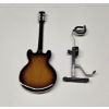Image 5 : New! Very Detailed, Collectable Axe Heaven Gibson Guitar Replica With Stand 