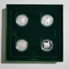 Image 9 : 1997 Canadian Mint Sterling Silver Canada's Best Friends Fifty Cent Four Coin Set ~ ASW: 0.2778oz EA