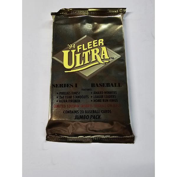 1994 Fleer Ultra Series 1 Baseball Jumbo Pack (20 Cards) - Sealed/Unopened