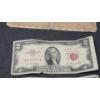 Image 2 : Series 1953 Red Seal $2 Bank Note, Series 1976 Green Seal $2 Bank Note & 20 Pesos Foreign Note