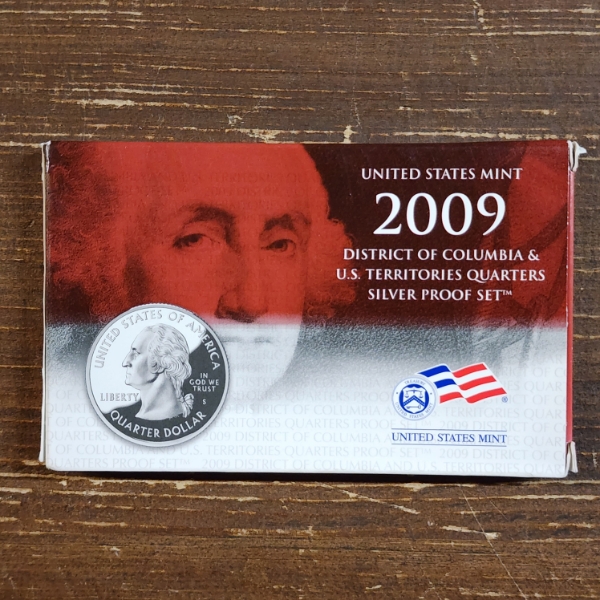 United States Mint 2009 Silver Quarters Proof Set Featuring ASW of 1.085 Troy Ounces ~ Original Box