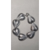 Image 6 : Sterling Silver Art NOUVEAU Lady Face Profile Marcasite Ring & DANECRAFT 7" Bracelet - Weight: 26.1g