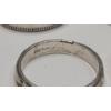 Image 9 : Sterling Silver Cross 19" Necklace With Diamonds & Sterling Silver Rings - Total Weight: 10.4g