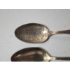 Image 2 : x2 Mount Union College Alliance Ohio Souvenir Spoons TW: 36.2g