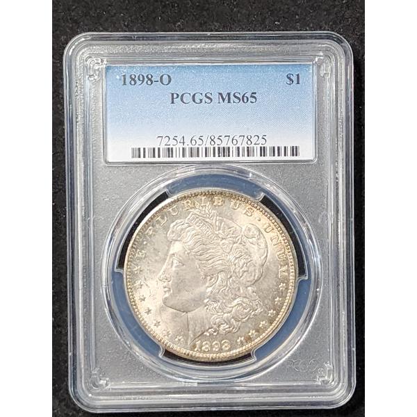 1898-O PCGS MS65 90% Silver Morgan Dollar