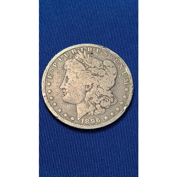 1896-O Silver Morgan Dollar
