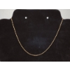 Image 1 : 14K Yellow Gold 14" Necklace TW: 0.7g
