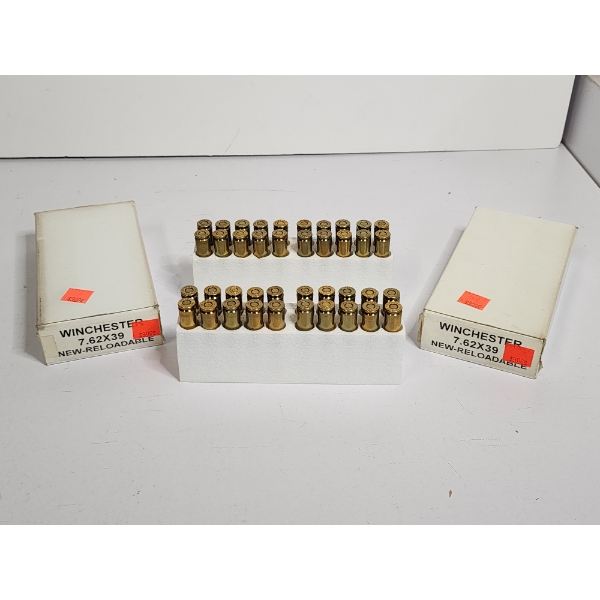 2 Boxes of Winchester 7.62x39mm Ammo 