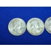 Image 3 : Lot of (3) U.S. Franklin 90% Silver Half Dollars - Years 1951, 19571 1960