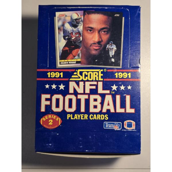 Score 1991 NFL Football Series 2 Wax Box