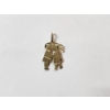 Image 1 : 14K Yellow Gold Kissing Couple Pendant TW:  1.5g
