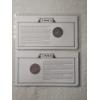 Image 2 : Two U.S. Silver Morgan Dollars in Display Cards & Protective Binder Page - 1884 & 1889