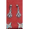 Image 3 : Vintage Lot of 3 Pairs - Hand Fashioned Native American Earrings - Sterling Included