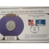 Image 6 : Two U.S. Silver Peace Dollars in Display Cards & Protective Binder Page - 1922-S & 1926-S