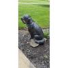 Image 3 : Louisville Home Pickup - Yard Decor 28" Painted Concrete Canine Statue - In Very Good Cond  See Pics