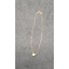 Image 2 : 14K Gold Women's Heart Bracelet - Weight: 6.4g