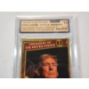 Image 2 : Limited Run - Special Edition - Donald Trump 47th President Card Graded Trump 10