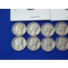 Image 4 : x15 1945 Silver Mercury Dimes FV: $1.50
