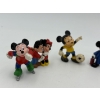 Image 4 : 8 Mickey Mouse Figurines - Skating - Soccer - Clown - Golf - Minnie - Etc. - ~1.5-2 inch pieces