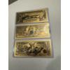 Image 1 : Exceptional Educational Note Set - Gold Foil .999 - 24K Note In Protective Holder - Mint Condition
