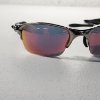 Image 3 : Vintage Oakley Wire Sunglasses 57-18 Polished Chrome Fire Iridium w/ Microfiber Bag