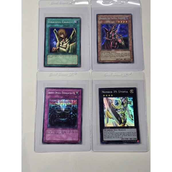 Lot of (4) Yu-Gi-Oh! TCG Trading Cards - Mint Condition 