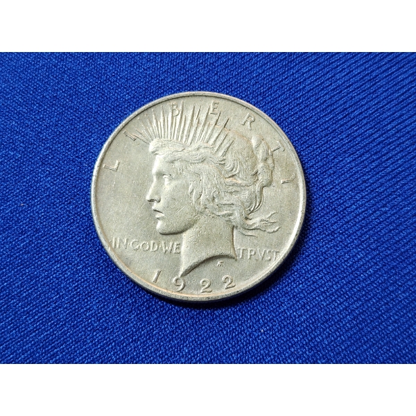 1922 90% Silver Peace Dollar