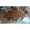 Image 1 : *Pick Up At Mantua Home-No Shipping Available* Exquisite Vintage English Tudor Draw Leaf Table That 