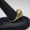Image 2 : Stunning Vintage Yellow Swirl Mabe Pearl Ring - Size 9.5 - Total Weight: 4.5g