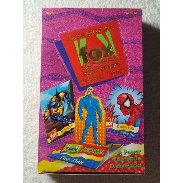 Large Lot of Fleer 1995 Ultra Fox Kids Network Premiere Edition Trading Cards With Original Box