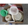 Image 5 : Home Items Including 2 New Large Umbrellas, Drink Coolers, Large Collection Of Reusable Containers