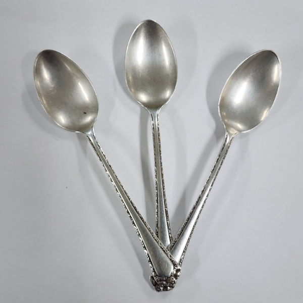 Three Sterling Silver Spoons ~ Total Weight 77.8 Grams