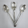 Image 1 : Three Sterling Silver Spoons ~ Total Weight 77.8 Grams