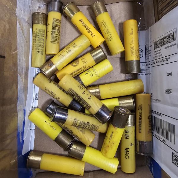 Assorted Lot Of Vintage 20 Gauge Yellow Shotgun Shells, Federal, And Winchester