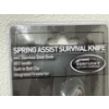Image 3 : Incredible 9" Spring Assist Survival Knife - Heavy Duty - New In Package - Firestarter