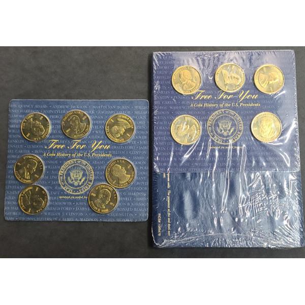 Sealed Solid Brass History Of The Presidents Coins With Coin Book 