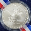 Image 5 : 2005-P United States 90% Silver Marines Dollar in Original Mint Box ~ BRILLIANT MINT CONDITION!