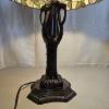 Image 4 : Tiffany-Style Stained Glass Table Lamp (25" Tall)