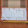 Image 1 : Very Nice 50 Count Empty Quarter Coins Tubes in Storage Box ~ HOLDS 50 TUBES!