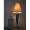 Image 4 : Awesome Blue Metal 28" Lamp, 14" Lantern, 18" White Lamp, & 19" Neat Gold Lamp