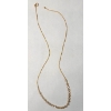 Image 2 : 14K Gold 18" Necklace With Accent Stones - Weight: 3.5g
